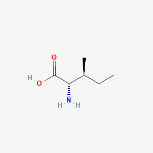 DL-Isoleucine chemical structure (CAS 443-79-8)