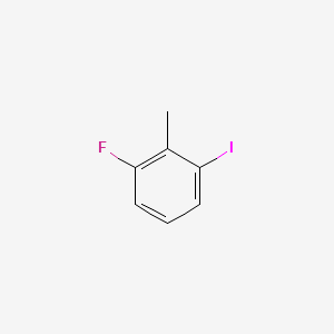 1-Fluoro-3-iodo-2-methylbenzene chemical structure (CAS 443-85-6)