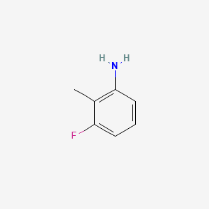 3-Fluoro-2-methylaniline chemical structure (CAS 443-86-7)