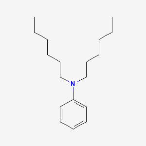 N,N-Dihexylaniline chemical structure (CAS 4430-09-5)