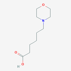 6-Morpholinohexanoic acid chemical structure (CAS 4432-39-7)