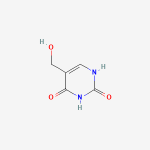 5-(Hydroxymethyl)pyrimidine-2,4(1H,3H)-dione chemical structure (CAS 4433-40-3)