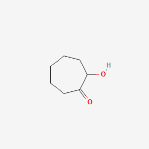 2-Hydroxycycloheptan-1-one chemical structure (CAS 4436-58-2)