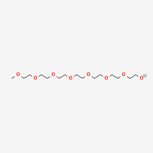 O-Methylheptaethylene Glycol chemical structure (CAS 4437-01-8)