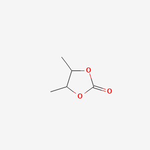 4,5-Dimethyl-1,3-dioxolan-2-one chemical structure (CAS 4437-70-1)