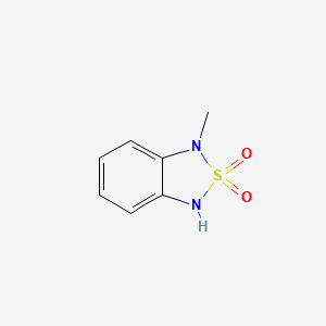 1-Methyl-1,3-dihydrobenzo[c][1,2,5]thiadiazole 2,2-dioxide chemical structure (CAS 443987-59-5)