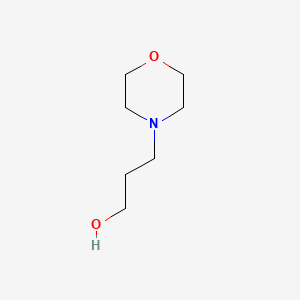 4-(3-Hydroxypropyl)morpholine chemical structure (CAS 4441-30-9)