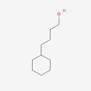 4-Cyclohexylbutan-1-ol chemical structure (CAS 4441-57-0)