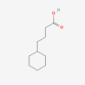 4-Cyclohexylbutanoic acid chemical structure (CAS 4441-63-8)