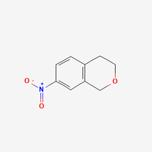 7-Nitroisochroman chemical structure (CAS 444588-03-8)