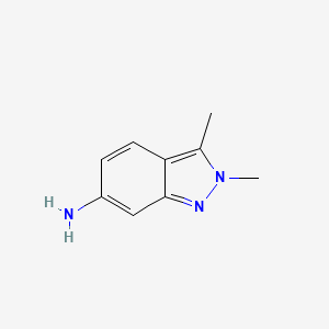 2,3-Dimethyl-2H-indazol-6-amine chemical structure (CAS 444731-72-0)