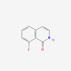 8-Fluoroisoquinolin-1(2H)-one chemical structure (CAS 444898-84-4)