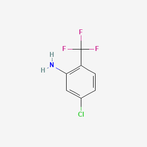 2-Amino-4-chlorobenzotrifluoride chemical structure (CAS 445-14-7)