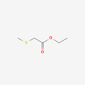 Ethyl 2-(methylthio)acetate chemical structure (CAS 4455-13-4)