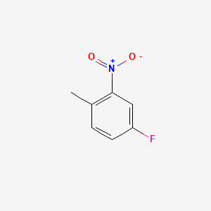 4-Fluoro-2-nitrotoluene chemical structure (CAS 446-10-6)