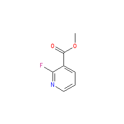 Methyl 2-fluoronicotinate chemical structure (CAS 446-26-4)
