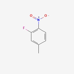 3-Fluoro-4-nitrotoluene chemical structure (CAS 446-34-4)