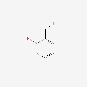 1-(Bromomethyl)-2-fluorobenzene chemical structure (CAS 446-48-0)