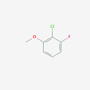 2-Chloro-3-fluoroanisole chemical structure (CAS 446-60-6)
