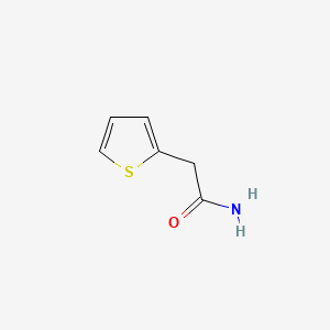 Thiophene-2-acetamide chemical structure (CAS 4461-29-4)