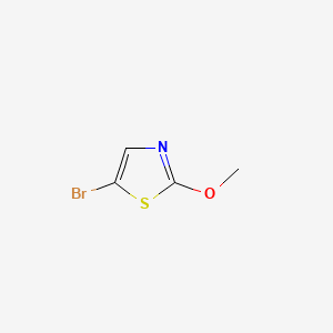 5-Bromo-2-methoxythiazole chemical structure (CAS 446287-05-4)