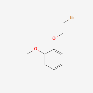 1-(2-Bromoethoxy)-2-methoxybenzene chemical structure (CAS 4463-59-6)