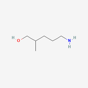 5-Amino-2-methylpentan-1-ol chemical structure (CAS 44659-43-0)