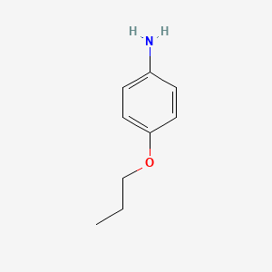 4-Propoxyaniline chemical structure (CAS 4469-80-1)