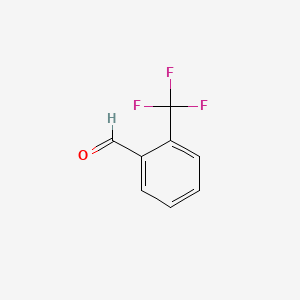2-(Trifluoromethyl)benzaldehyde chemical structure (CAS 447-61-0)