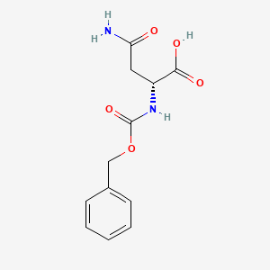 N-Cbz-D-Asparagine chemical structure (CAS 4474-86-6)