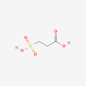 3-Sulfopropanoic acid chemical structure (CAS 44826-45-1)