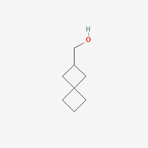 Spiro[3.3]heptan-2-ylmethanol chemical structure (CAS 4483-67-4)