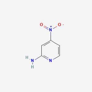4-Nitropyridin-2-amine chemical structure (CAS 4487-50-7)