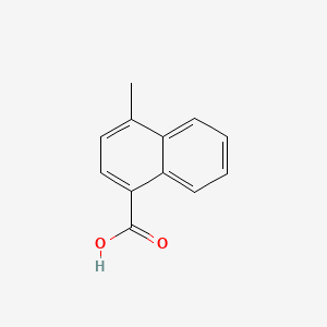 4-Methyl-1-naphthoic acid chemical structure (CAS 4488-40-8)