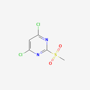 4,6-Dichloro-2-methylsulfonylpyrimidine chemical structure (CAS 4489-34-3)