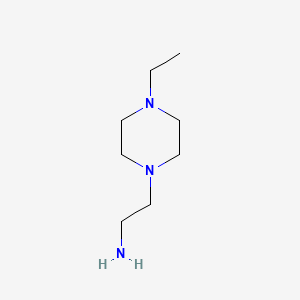 2-(4-Ethylpiperazin-1-yl)ethanamine chemical structure (CAS 4489-46-7)