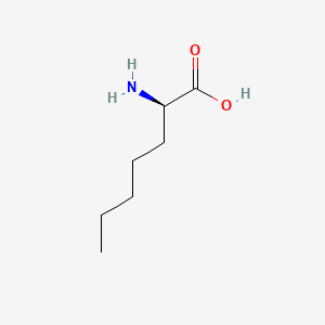 (R)-2-Aminoheptanoic acid chemical structure (CAS 44902-01-4)