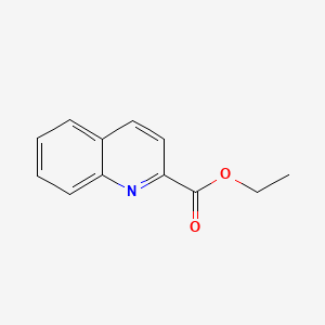 Ethyl quinoline-2-carboxylate chemical structure (CAS 4491-33-2)