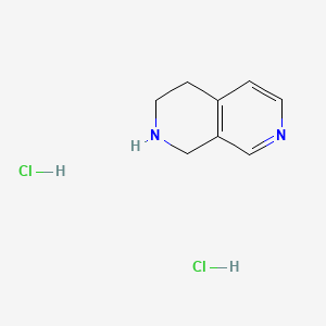 1,2,3,4-Tetrahydro-2,7-naphthyridine dihydrochloride chemical structure (CAS 449175-32-0)