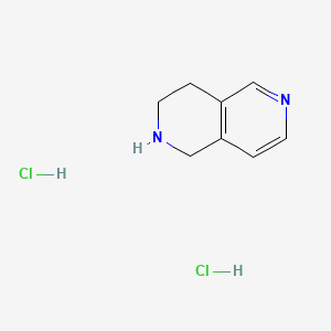 1,2,3,4-Tetrahydro-2,6-naphthyridine dihydrochloride chemical structure (CAS 449175-43-3)