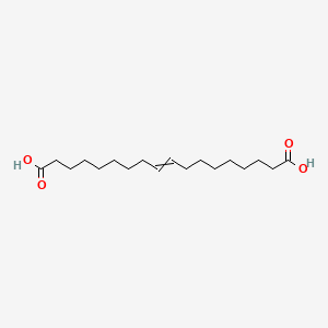 Octadec-9-enedioic acid chemical structure (CAS 4494-16-0)