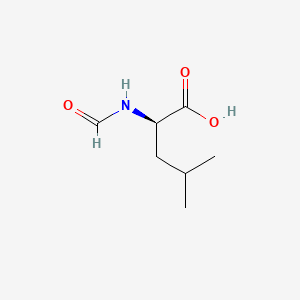 (R)-2-Formamido-4-methylpentanoic acid chemical structure (CAS 44978-39-4)