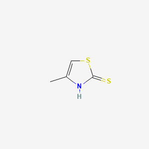 4-Methyl-2-thio-1,3-thiazole chemical structure (CAS 4498-39-9)