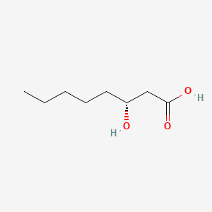 (R)-3-Hydroxyoctanoic acid chemical structure (CAS 44987-72-6)