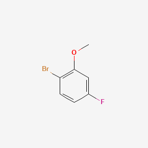 1-Bromo-4-fluoro-2-methoxybenzene chemical structure (CAS 450-88-4)