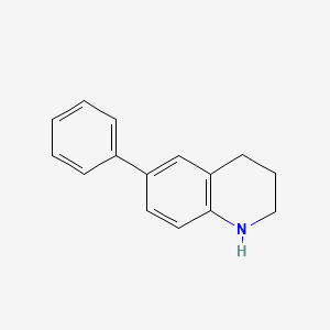 6-Phenyl-1,2,3,4-tetrahydroquinoline chemical structure (CAS 4501-08-0)