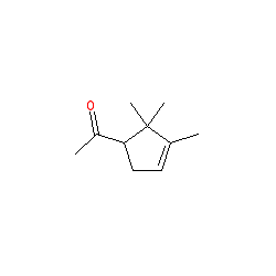(R)-2-(2,2,3-Trimethylcyclopent-3-en-1-yl)acetaldehyde chemical structure (CAS 4501-58-0)