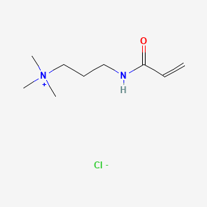 3-Acrylamido-N,N,N-trimethylpropan-1-aminium chloride chemical structure (CAS 45021-77-0)