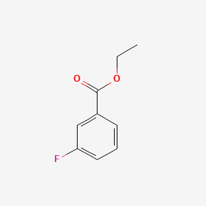 Ethyl 3-fluorobenzoate chemical structure (CAS 451-02-5)