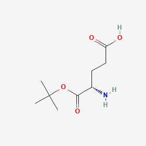 (S)-4-Amino-5-(tert-butoxy)-5-oxopentanoic acid chemical structure (CAS 45120-30-7)